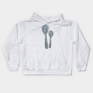 Big Spoon And Little Spoon Kids Hoodie